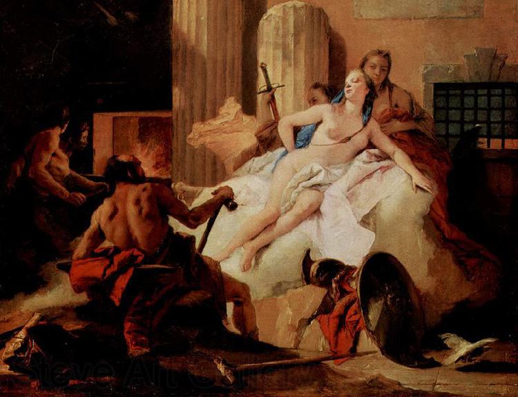 Giovanni Battista Tiepolo Venus und Vulcanus Spain oil painting art